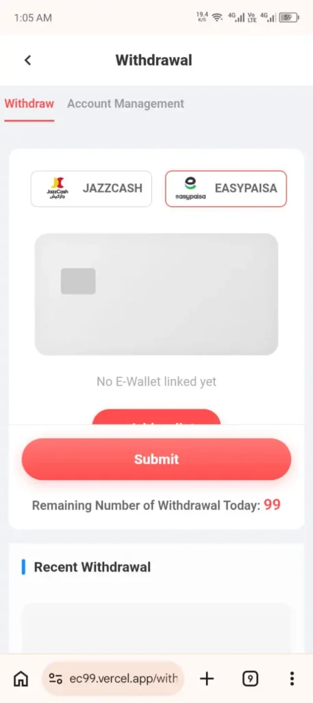 EC99 Game New Entertainment and Earning App 2026