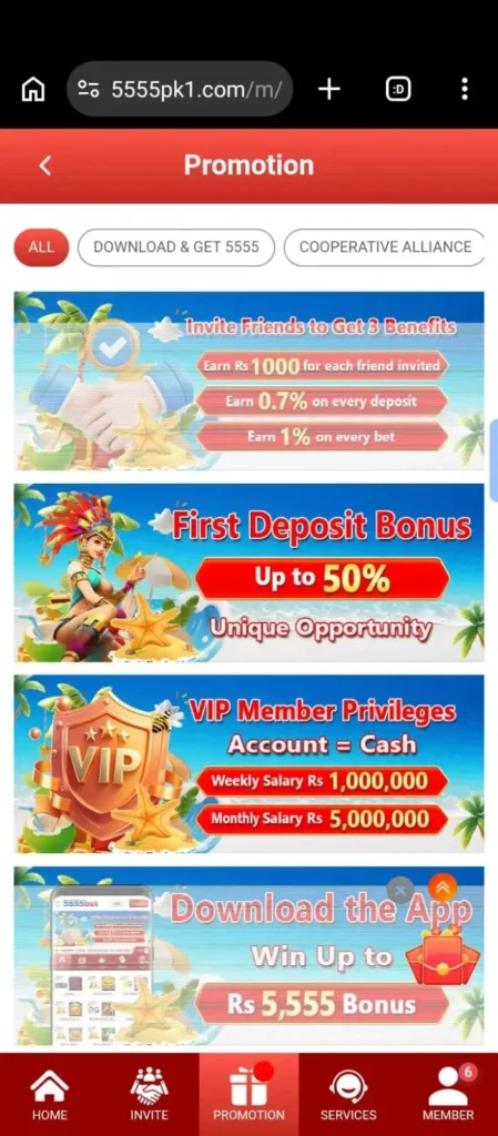 5555Bet Game New Smart Online Earning Mobile App 2026