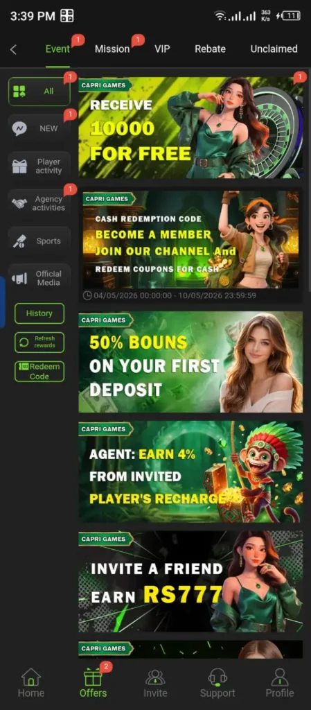 Capri Game Apk Download Smart Online Earning App 2026
