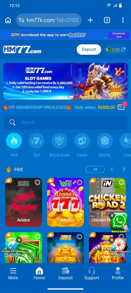 HM77 Game Apk New Trusted Online Mobile App 2026